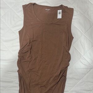 Old Navy Women's Maternity Tan Bodysuit